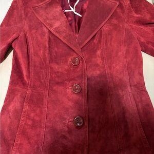 Preston & York Rich Red Suede Blazer